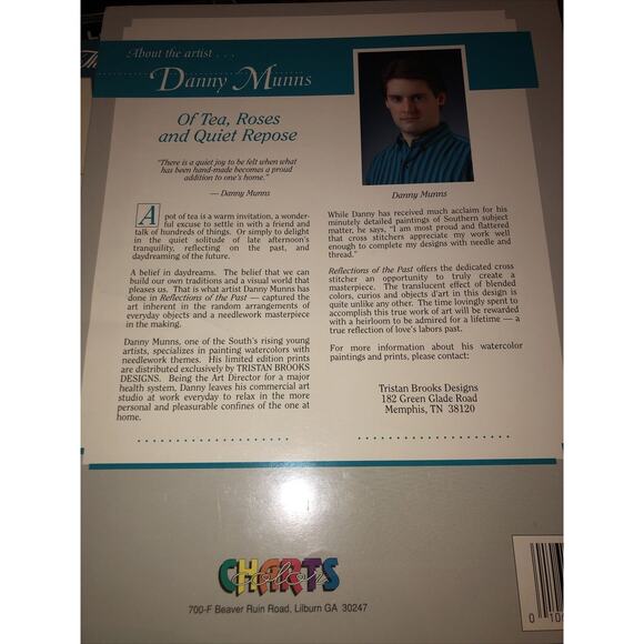 Reflections of the Past Color Charts Cross Stitch Pattern Leaflet color charts - Picture 2 of 2